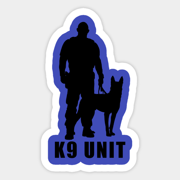 K9 unit Sticker by 752 Designs